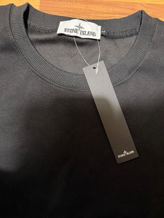 Stone Island Felpa Nera Taglia L