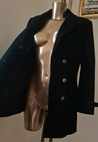 Cappotto Iceberg Lana Nero IT42 Nuovo
