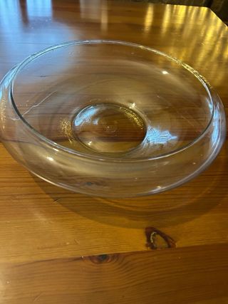 Centro de mesa de cristal