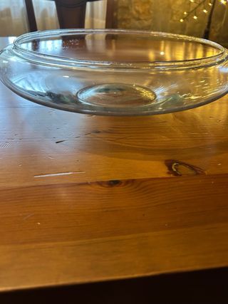 Centro de mesa de cristal