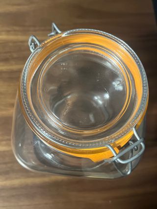 Tarro Hermético Vidrio 2L Cierre Clip