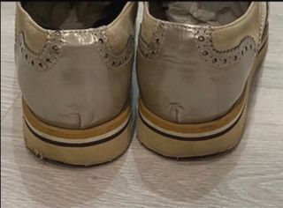 Zapatos TOSCANNI Oro y Plata Talla 37