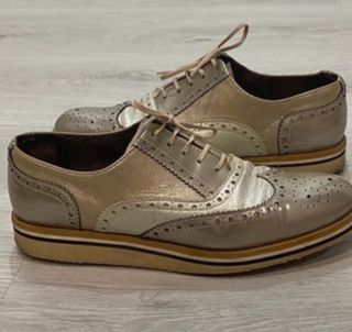 Zapatos TOSCANNI Oro y Plata Talla 37