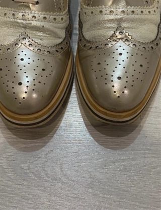 Zapatos TOSCANNI Oro y Plata Talla 37