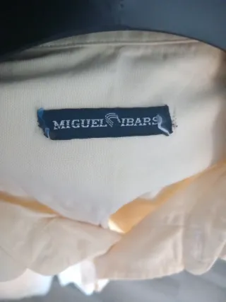 Camisa Miguel Ibars amarilla Talla xxl