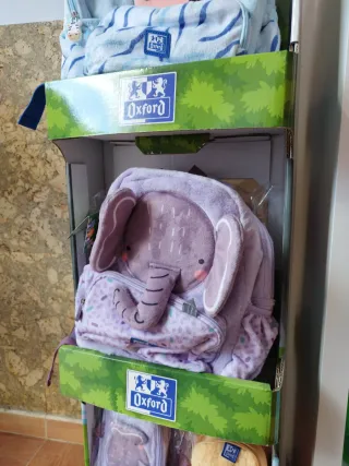 Mochila infantil suave oxford, nueva a estrenar