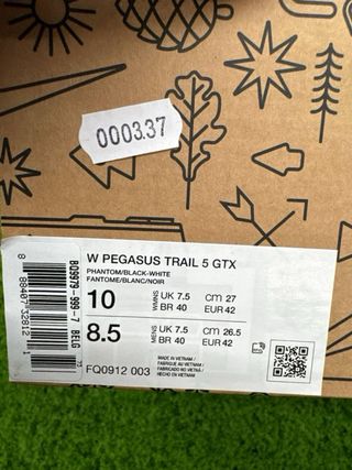 Nike Pegasus Trail 5 GTX Taglia 42 Nuove