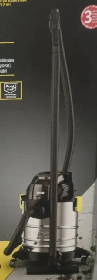 Aspirador Parkside 20V Húmedo/Seco (Sin Batería)