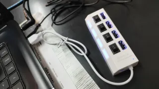 Cargador 4 Puertos usb con Interruptor Individual