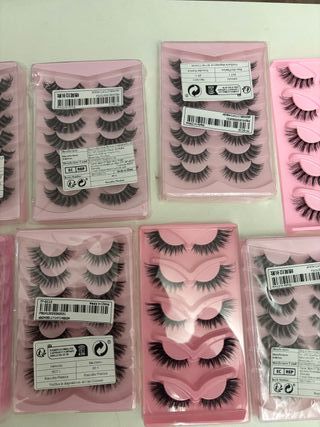 Pestañas Postizas Pack 5 Pares