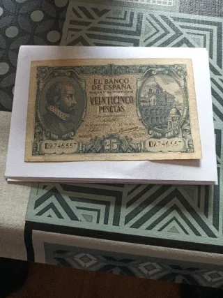 Billete 25 Pesetas 9 Enero 1940