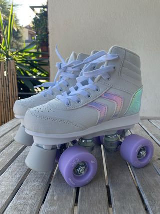 Patines niña + funda + protecciones Talla 33