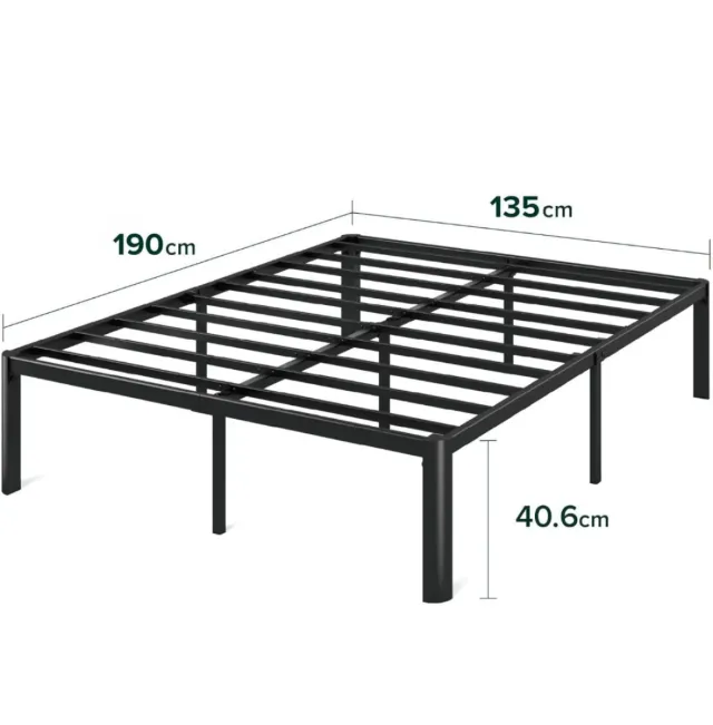 Somier letto metallico Zinus 135x190