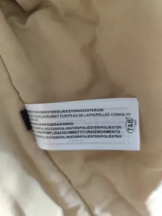 Chaleco de piel de conejo