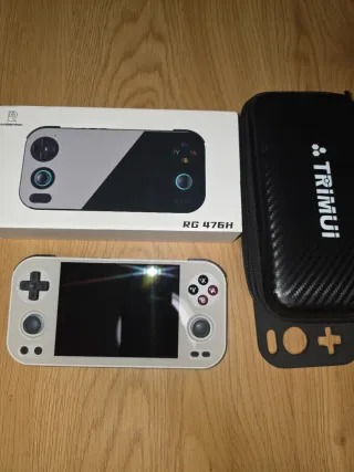 Consola Ambernic RG476H Blanca