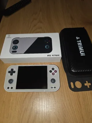 Consola Ambernic RG476H Blanca