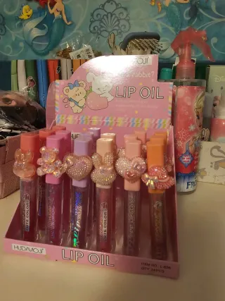 Brillo labial HUDANOJI Cute Color Glitter