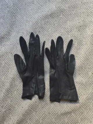 Lote Guantes de cuero Vintage Talla S