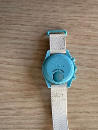 Swatch Omega Mission to Uranus Azul