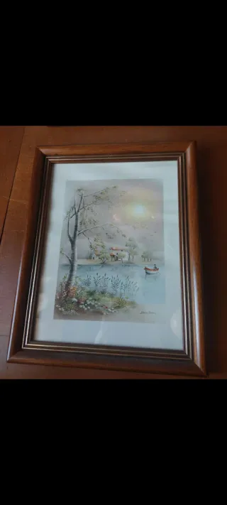 2 quadri in legno di buona qualità 6€ per 2