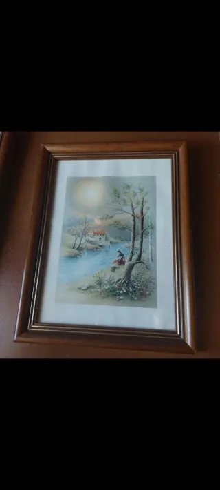 2 quadri in legno di buona qualità 6€ per 2