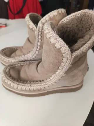 Botines Mou Beige Talla 38/39