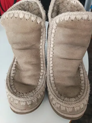 Botines Mou Beige Talla 38/39