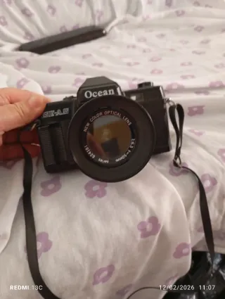 Cámara analógica negra