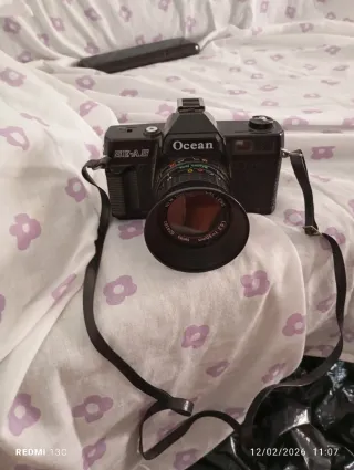 Cámara analógica negra