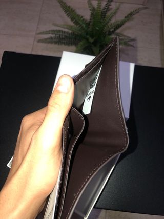 Cartera Lacoste Marrón Geométrico