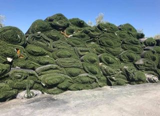 Césped artificial reciclado