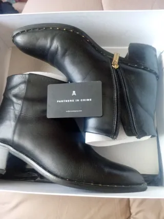 Botines Scalpers Mujer 38 y REGALO/ bufanda mohair