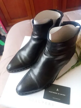 Botines Scalpers Mujer 38 y REGALO/ bufanda mohair