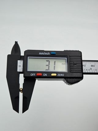 Pendientes de Oro 18K, Bola Pequeña, 0,75gr, 3mm