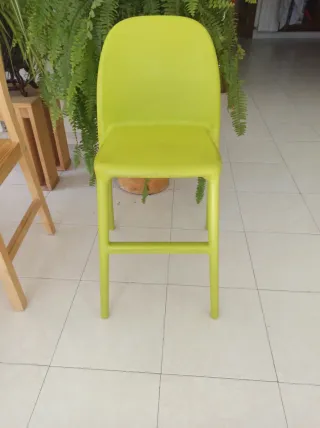 3 Sillas alta evolutiva Ikea verde