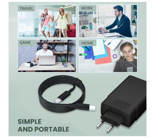 Set 2x Caricatore USB-C 45W Ricarica Rapida