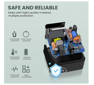 Set 2x Caricatore USB-C 45W Ricarica Rapida