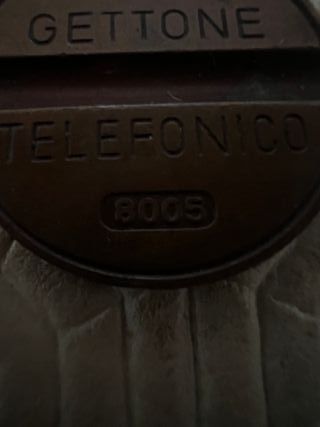 Gettoni telefonici vintage in bronzo