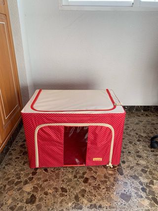 2 Cajas Almacenamiento Plegables con Cremallera