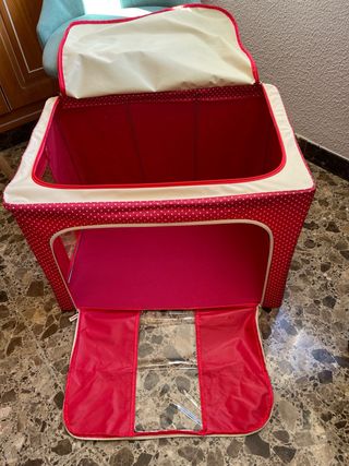 2 Cajas Almacenamiento Plegables con Cremallera