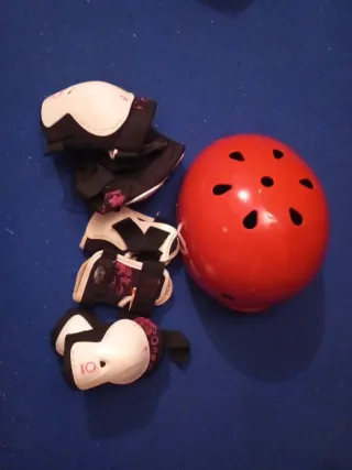 Patines de 4 ruedas rosas y turquesa