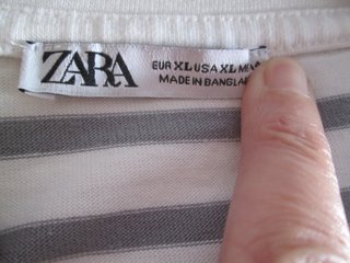 CAMISETA RAYAS ZARA MAN