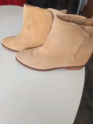 Botines Mango Beige Talla 41