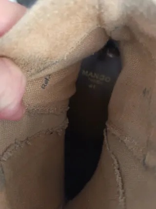 Botines Mango Beige Talla 41