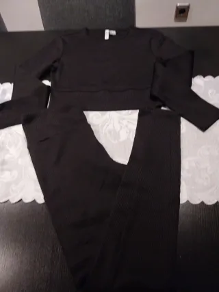 Conjunto blusa y leggins negro