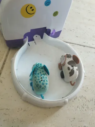 Juguete ratones con jaula y accesorios