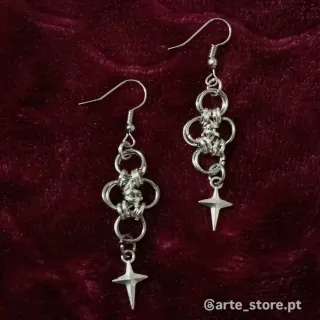 Brincos Prata Estrela
