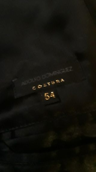 Abrigo Adolfo Domínguez Negro Hombre