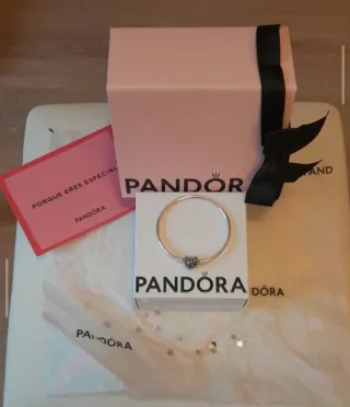 Pulsera Pandora Corazón Plata