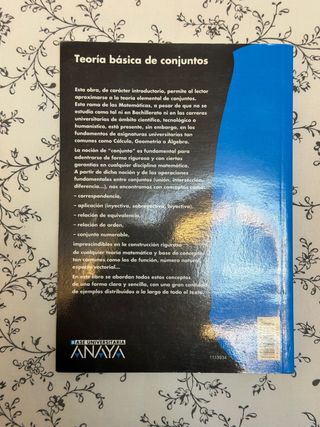 Teoría básica de conjuntos (Anaya)